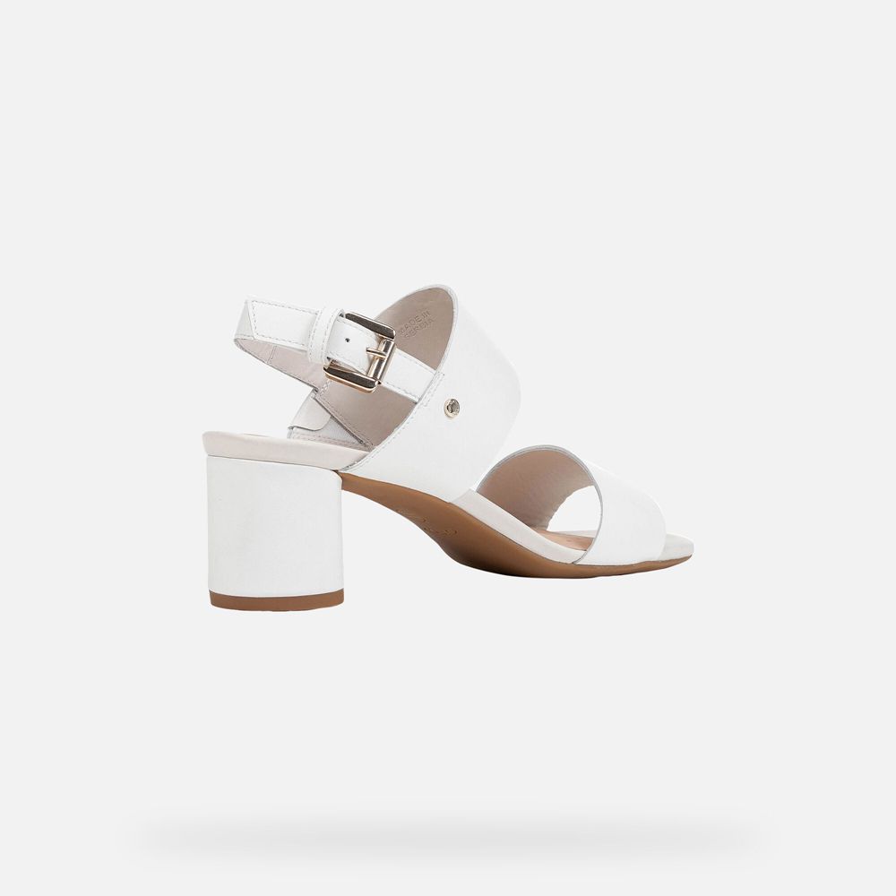 Sandalias Geox Senhora Branco - Ortensia - NJYCU5793